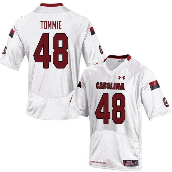 Men #48 Will Tommie South Carolina Gamecocks College Football Jerseys Sale-White